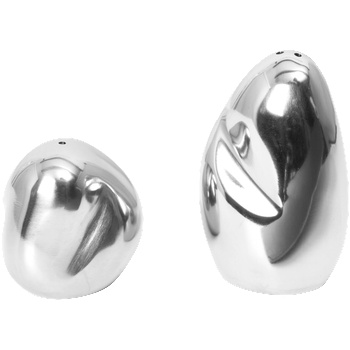 Ferm Living Orevo солница и пиперница, сребърни, 2 бр (1104271994)