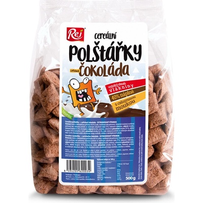 REJ Food Vankúšiky cereálne s čokoládovou príchuťou 500 g