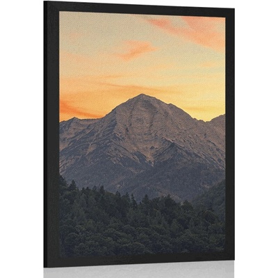 Plakát západ slunce - 20x30 black
