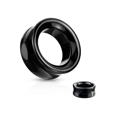 Šperky4U tunel do ucha achát TN01125-10