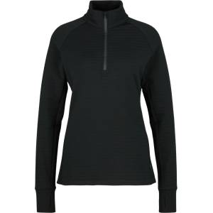 Stoic Дамски вълнен пуловер Stoic Women's MerinoFleece260 FlenSt. Half Zip Merino jumper - Black - размер XL (105-6681-0115)