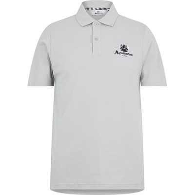 AQUASCUTUM Блуза с яка AQUASCUTUM Button Polo Shirt - Light Grey