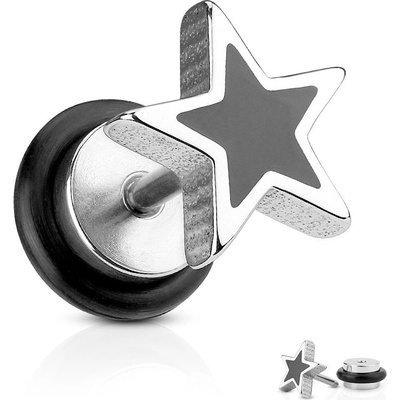 Šperky4U falešný piercing hvězda FP01011