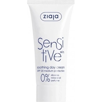Ziaja Sensitive Skin zklidňující denní krém redukující podráždění SPF20 50 ml