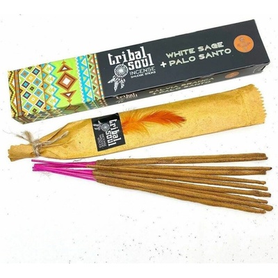 Hari Darshan Vonné tyčinky Tribal Soul Biela šalvia a Palo santo 15 g