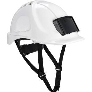 Portwest endurance pb55 / Вентилирана каска с държач за лична карта - бяла (pb55whr)