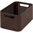 CURVER úložný box RATTAN S, 29,1 x 19,8 x 14,2 cm, hnedý, 03617-210