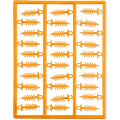 Anaconda hroty Micro Barb Boilie Spikes oranžová 60ks