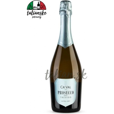 Italiamo Prosecco DOC Arg.Caval-strieborný erb,extra dry 0,75 l