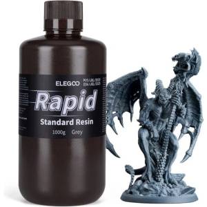 Elegoo Rapid Standard Resin 1кг, Сив (50.103.0129)