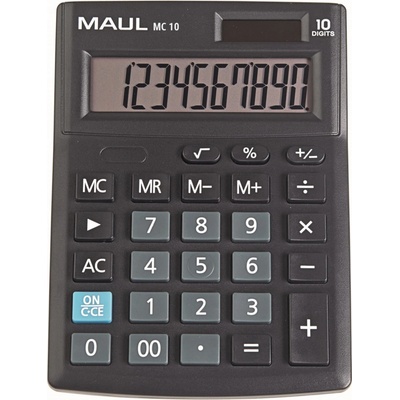 MAUL Stolní kalkulačka MC 10 - 10 míst, černá