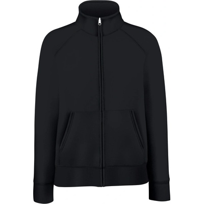 Fruit of the Loom Premium Lady-Fit Sweat Jacket COT-16211600200 černá