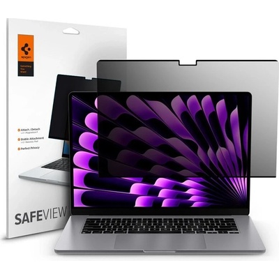 Spigen SafeView Privacy Filter 1 Pack MacBook Air 15" M2 2023 AFL06951 – Zboží Živě