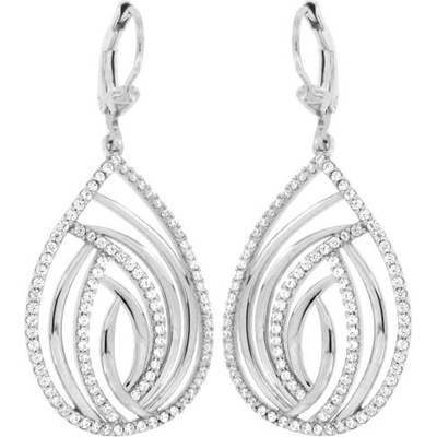 Zlatnictví U Kostela dámské náušnice zirkonové kapky 141