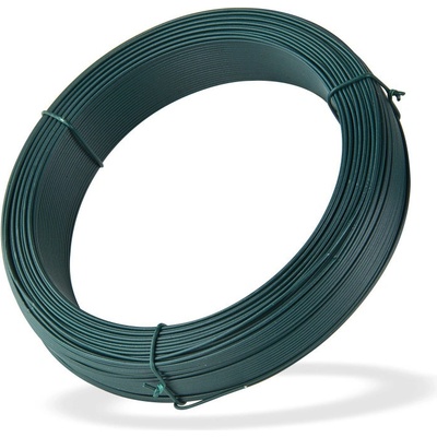 DEMA Viazací drôt poplastovaný 1,4 mm, dĺžka 100 m, zelený