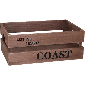 Horecano CN-Дървена касетка 36x26x14cm БЕЖОВА/КАФЯВА ZM20-1 (181156-1) (01981420)