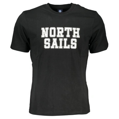 North Sails Stylové pánské tričko s krátkým rukávem Black