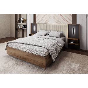IRIM Двойно легло с нощни шкафчета Дейт за матрак 160 x 200 см