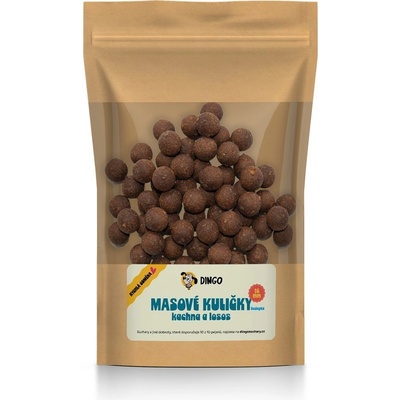 DINGO masové kuličky kachna a losos 16 mm 150 g
