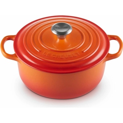 Le Creuset Kastrol SIGNATURE 20 cm 2,4 l FLAME litina