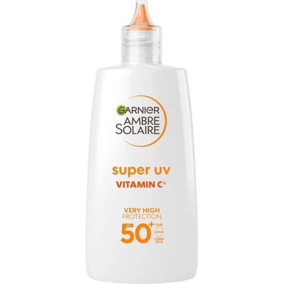 Garnier Ambre Solaire Слънцезащитен флуид с витамин С, SPF50+, 40 ml