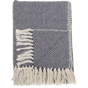 Bloomingville Одеяло Bloomingville синьо (40110187)