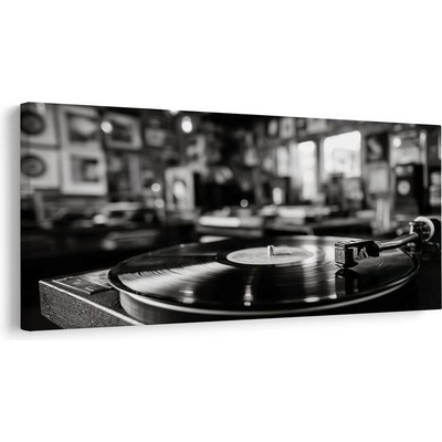 Obraz nostalgická hudební atmosféra - 80x40