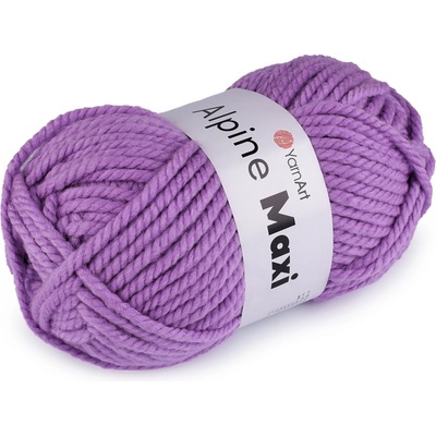 Prima-obchod Pletací příze Alpine maxi 250 g, barva 19 (678) fialová lila