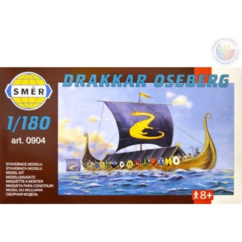 Směr Model loď Drakkar Oseberg stavebnice lodě 1:180