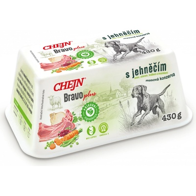 Chejn Bravo Plus s jehněčím a zeleninou 430 g