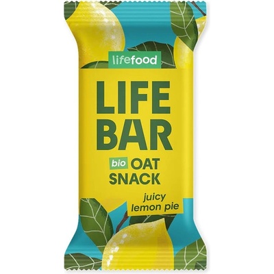Lifefood Lifebar Oat Snack citronový BIO 40 g Вкус: лимон