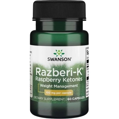 Swanson Razberi - K 100 mg | Raspberry Ketones [60 капсули]