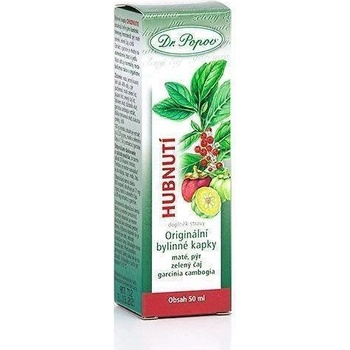 Dr. Popov Hubnutí bylinné kapky 50 ml