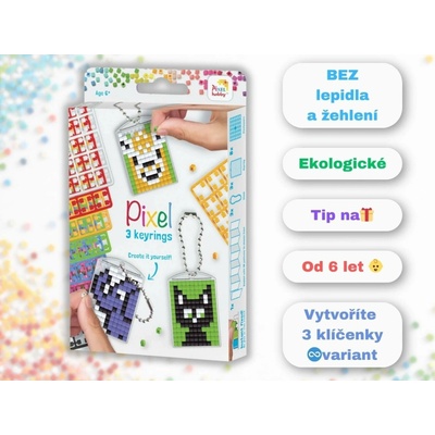 PixelHOBBY Medailon set zvířátka