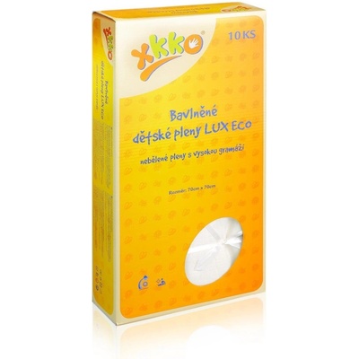 Kikko bavlněné LUX ECO 80 x 80 nebělené 10 ks