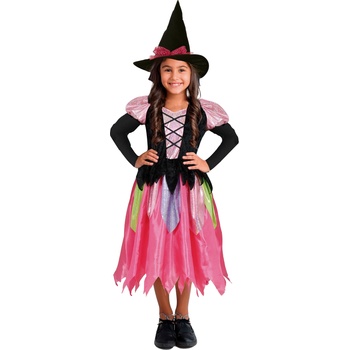 Fiestas Guirca Детски костюм - розова Вещица Размер - деца: XL: 143-151 см