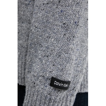 Calvin Klein Пуловер Calvin Klein Jeans в сиво от лека материя LV044D328G (LV044D328G)