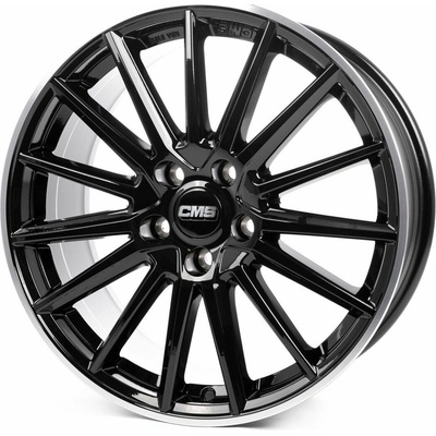 Cms C23 8x19 5x114.3 ET45 polished black gloss