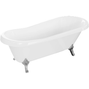 Mexen Retro 170x75 cm white/chrome (53251707500-00)