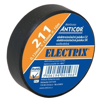 Anticor Páska PVC 15 mm x 10 m žltozelená