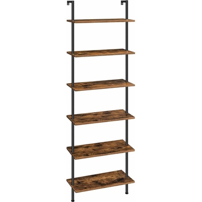 Knižnica Vasagle Zorami 60 cm čierna/hnedá