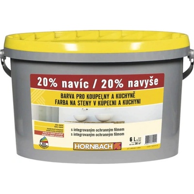Hornbach pre kúpeľne a kuchyne proti plesniam 6 l biela
