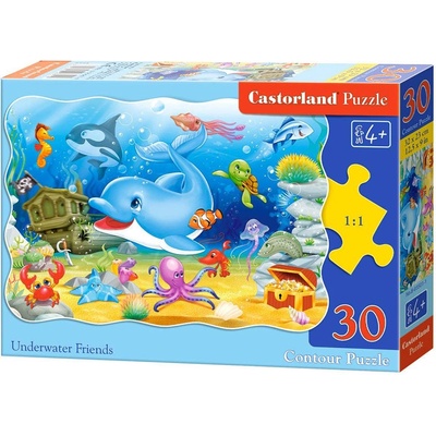 Castorland Пъзел Castorland от 30 части - Морски приятели (В-03501)