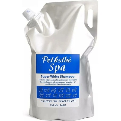 PetEsthé SUPER WHITE šampon SPA pro bílou a světlou srst 3 l