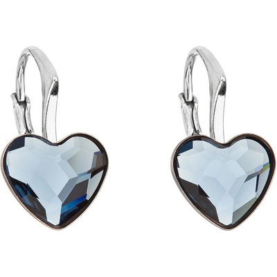 Pavona visací s krystaly Swarovski modré srdce 31240.3