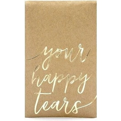 Kapesníčky na slzy štěstí, zlaté Your Happy tears 10 ks – Zboží Dáma