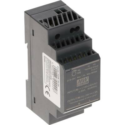 Napájecí zdroj na DIN lištu 24W HDR-30-12 Mean Well 12V