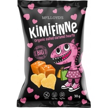 Mc Lloyds Kukuričné srdiečka Kimifinne BIO Kimifinne slaný karamel 30 g