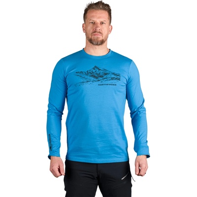 Northfinder pánske z organickej bavlny Dasco blue
