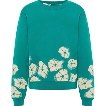 Tranquillo Дамски вълнен пуловер Tranquillo Women's Lockerer Jaquard-Pullover Jumper - Bay Flowers - размер XL (105-6694-0115)